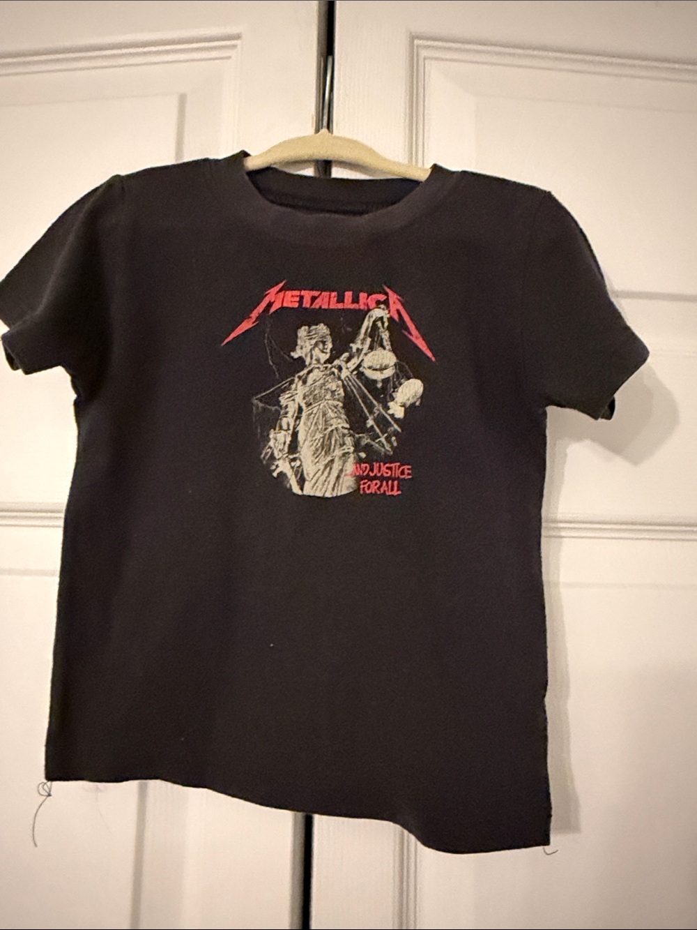 Metallica Kids Black Short-Sleeve Graphic Tee - No Justice For All 18 Months